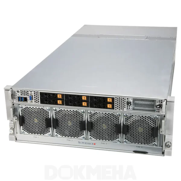 نمای بالا و بسته سرور گرافیکیGPU Super Server SYS-420GP-TNAR+ SXM4 A100