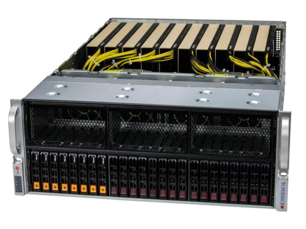 پنل جلو سرور گرافیکی سوپرمیکرو GPU SuperServer SYS-421GE-TNRT